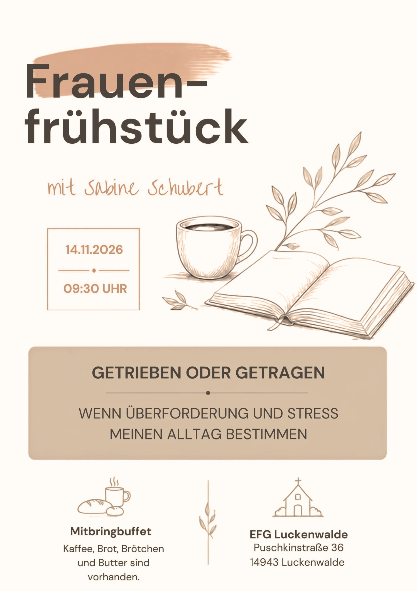 Wir laden Sie herzlich ein